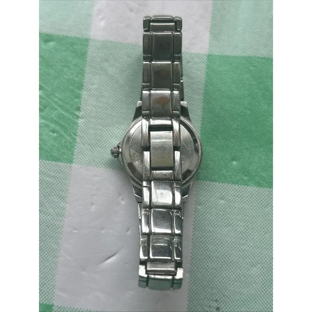 Silver Tone Purple Dial Women’s Quartz Watch